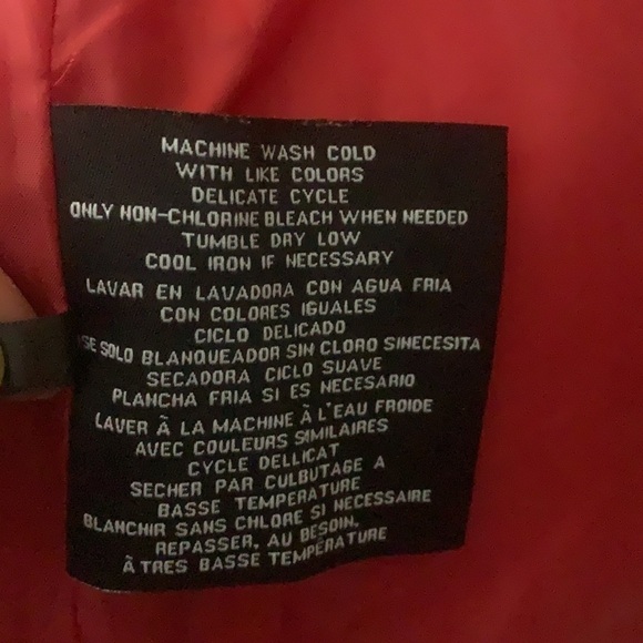 NINE West Hot Red Sleeveless Women’s Puffer Vest Size M - Picture 11 of 12